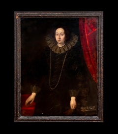 Portrait Of Caterina Giunta, Wife Of Venetian Senator Giunta, circa 1630