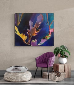 Dark Forest - Expressionism, Underwater Sea Landscape, Seascape, Abstract