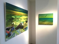 Vol - Expressionnisme contemporain, Sous-marin, Eau, Paysage maritime moderne