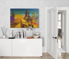 Vita in costruzione, Paesaggio moderno, Pittura architettonica, Espressionismo
