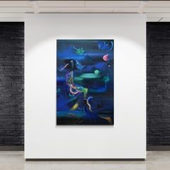 Night Air Fills My Soul with Kindness - Expressionism, Underwater Sea Landscape