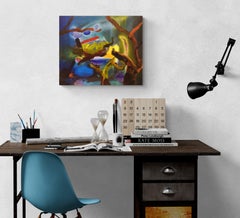 Acqua notturna, Istinto - Espressionismo, Subacqueo, Paesaggio marino, Vista mare, Astratto