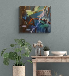 Acqua notturna, Foresta d'acqua - Espressionismo, Magico paesaggio marino subacqueo, Astratto