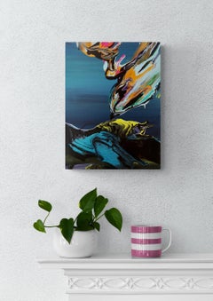 Il tocco - Paesaggio astratto, espressionismo, pittura di paesaggi sottomarini