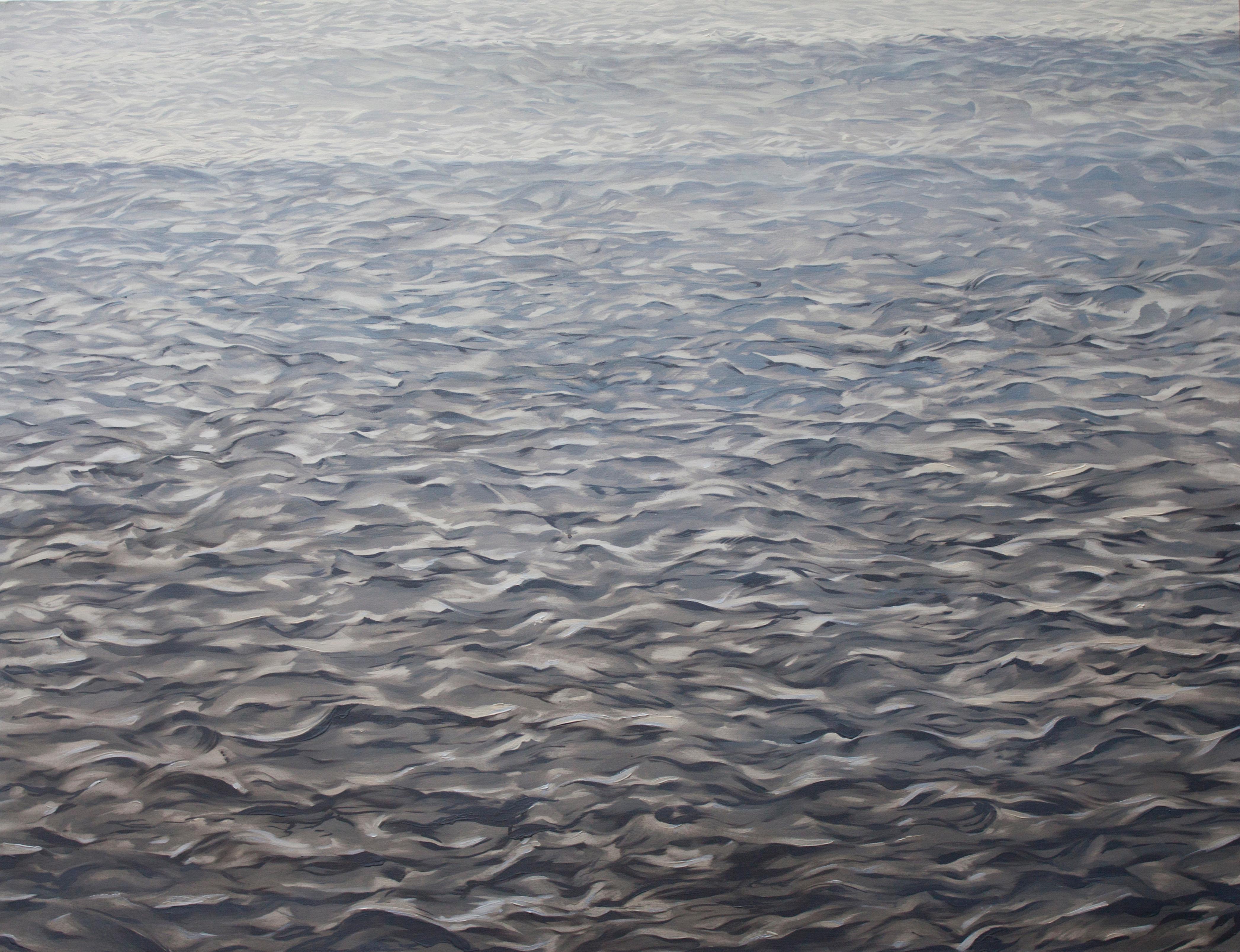 The Sea, Vibration - Contemporary Nature, Landscape, Seascape, Water Painting