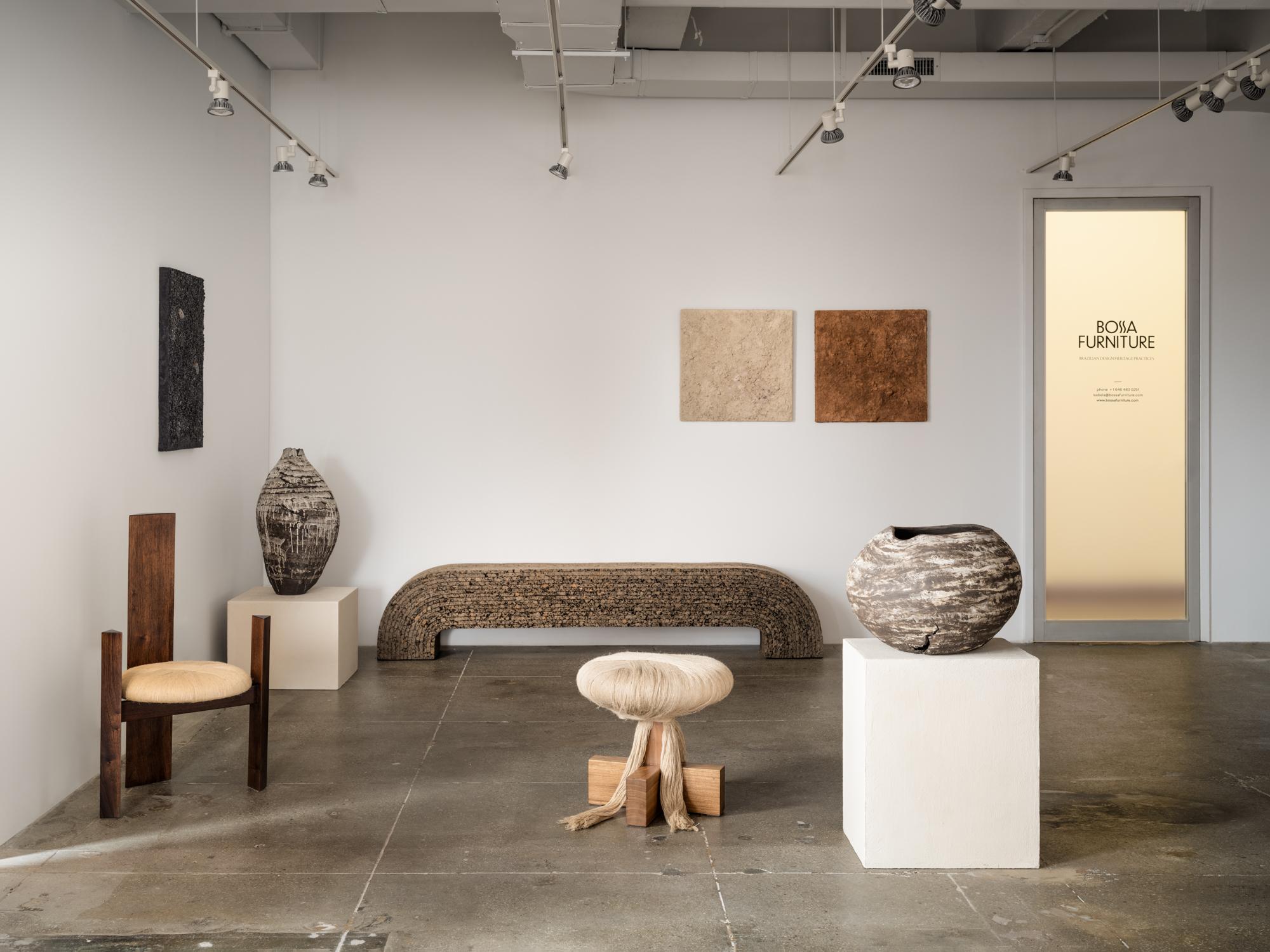 Taburete Juta de Juliana Vasconcellos, diseño brasileño contemporáneo en venta 6
