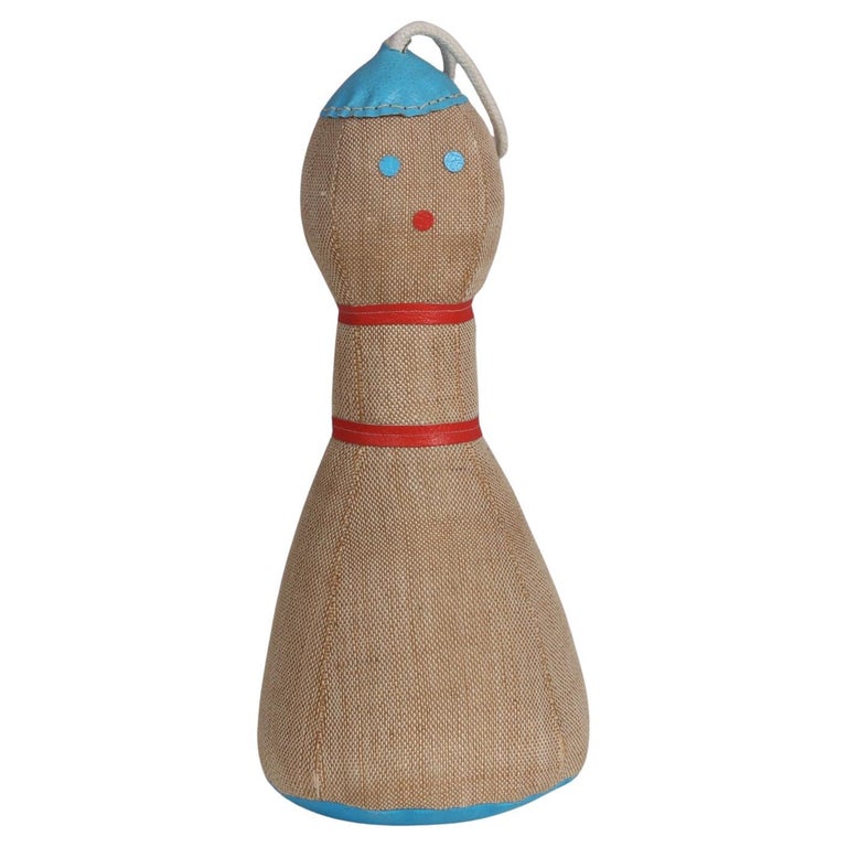 Giocattolo in iuta e pelle di Renate Müller per Josef Leven Kg