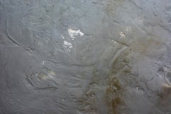 In Organum #2 - soft, contemplative abstraction, plaster and pigment on panel