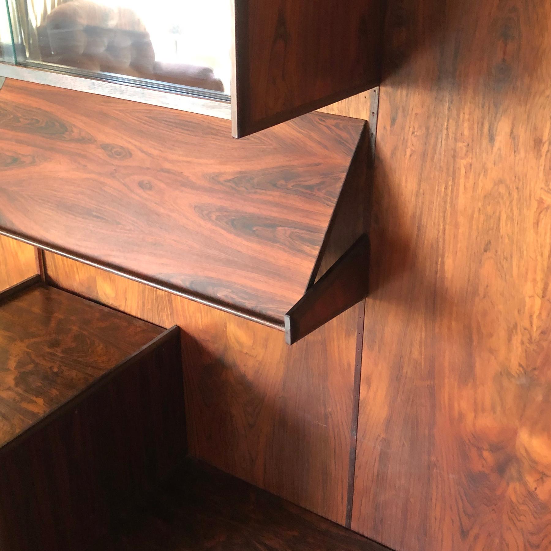 Mid-20th Century Juul Christiansen Rosewood Wall Unit