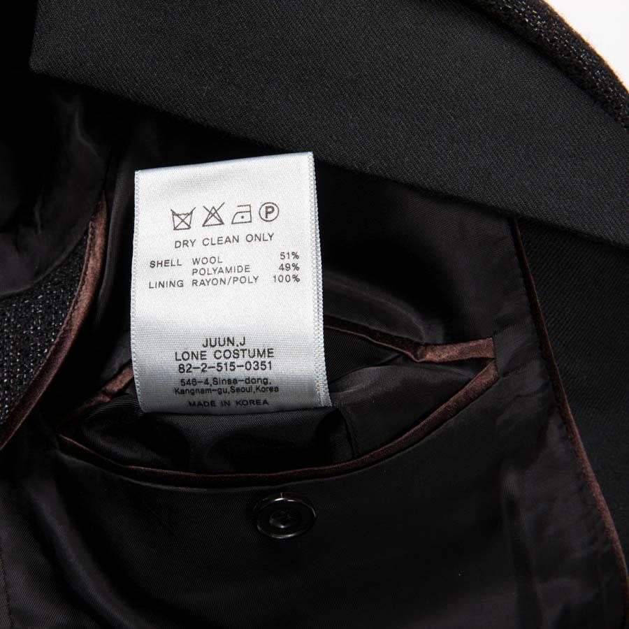 JUUN.J By Karl Lagerfeld Blazer in Black Wool and Polyamide Size 48FR 9
