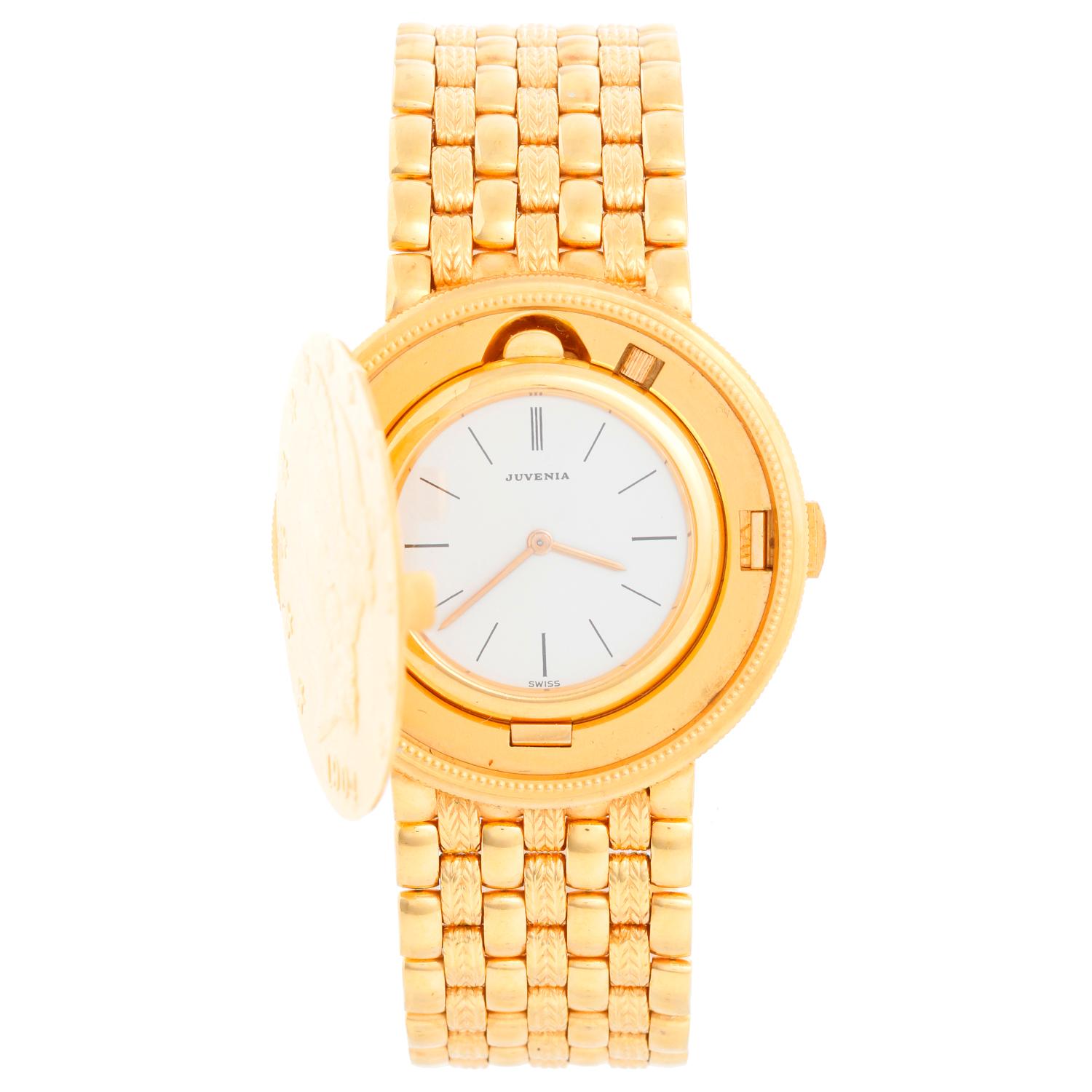 juvenia 18k gold watch