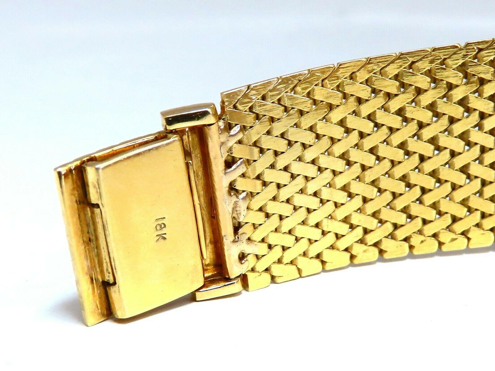 Juvenia 18 Karat Gold Diamonds Vintage Watch In Excellent Condition In New York, NY