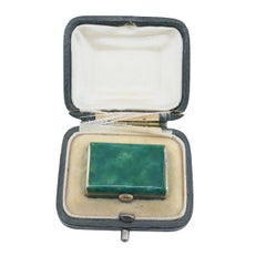 Juvenia Art Deco Swiss Galalith Sterling Silver Purse Watch, 1920s