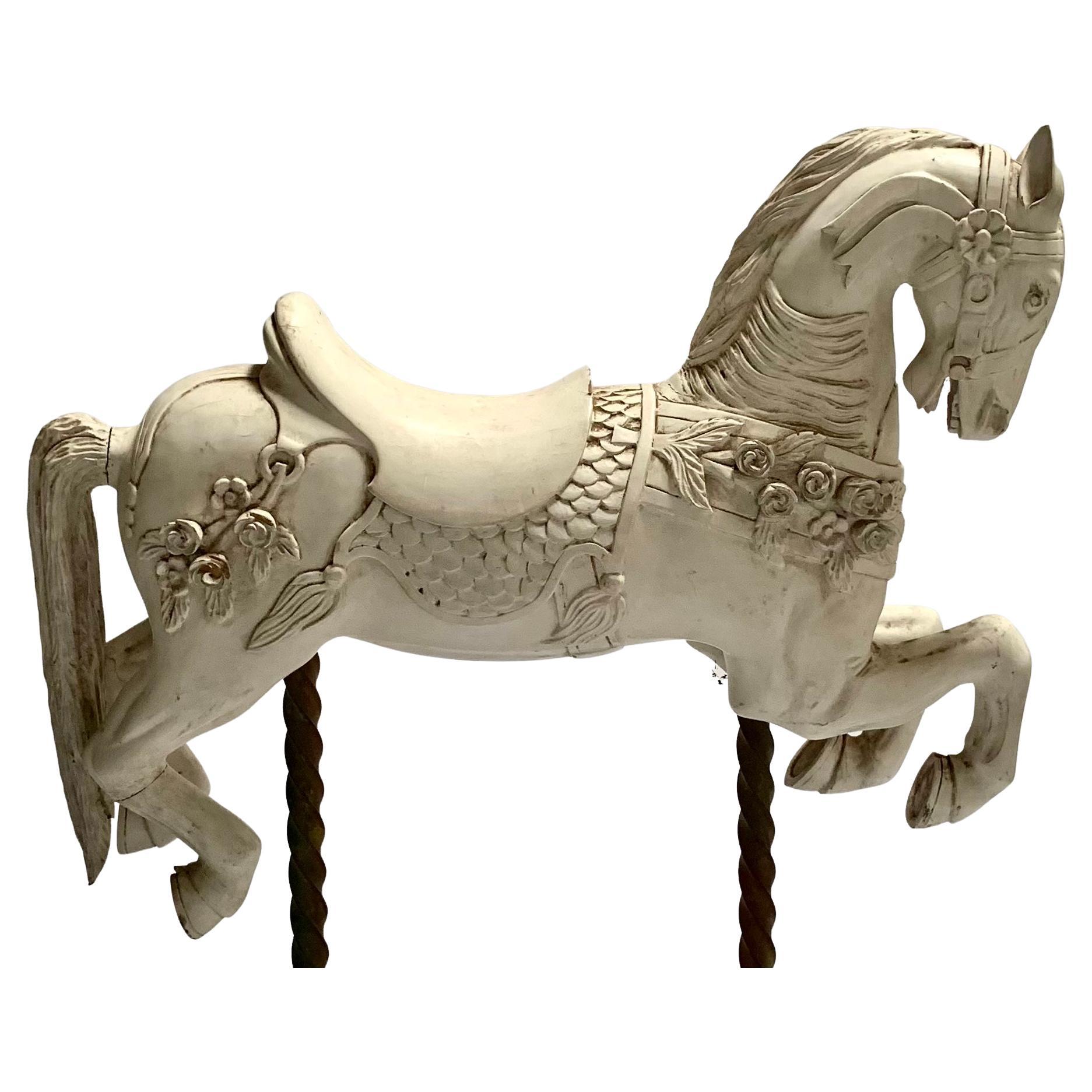 Juvenile Carousel Horse.