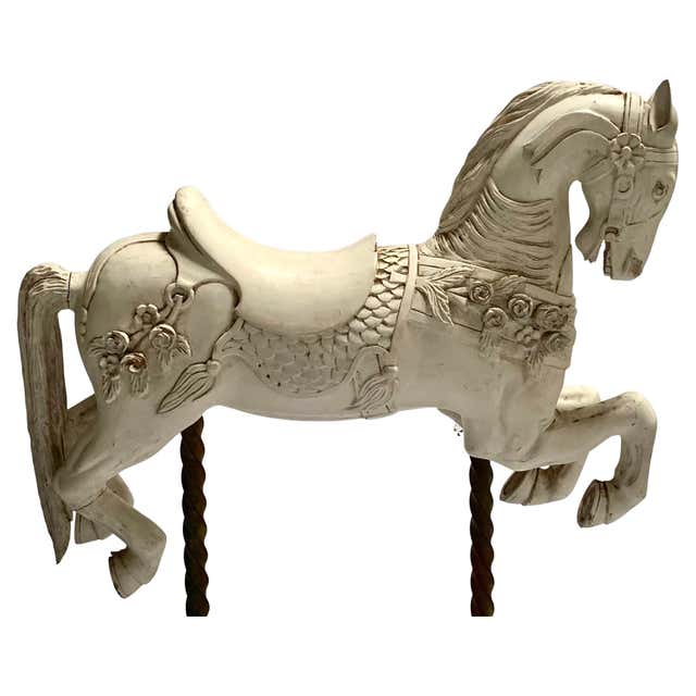 Iconic Juvenile Carousel Rabbit For Sale at 1stDibs