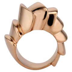 JV Insardi 18kt Rose Gold High-Polished Cocktail Ring