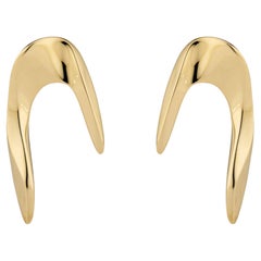 JV Insardi 18kt Canary Gold Sculptural Earrings