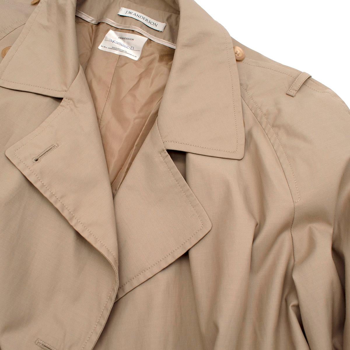 double face belted coat jw anderson