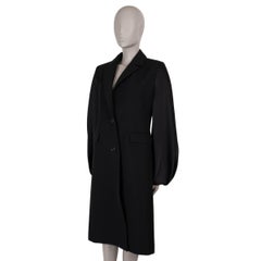 J.W. Anderson nero 2024 BALLOON SLEEVE OVERSIZE Coat Jacket 8 XS