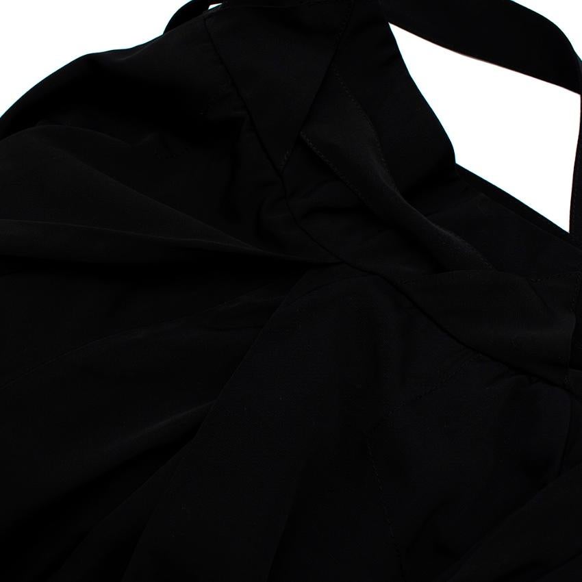 J.W. Anderson Black Drop Waist Pleated Trousers - Size US4 2