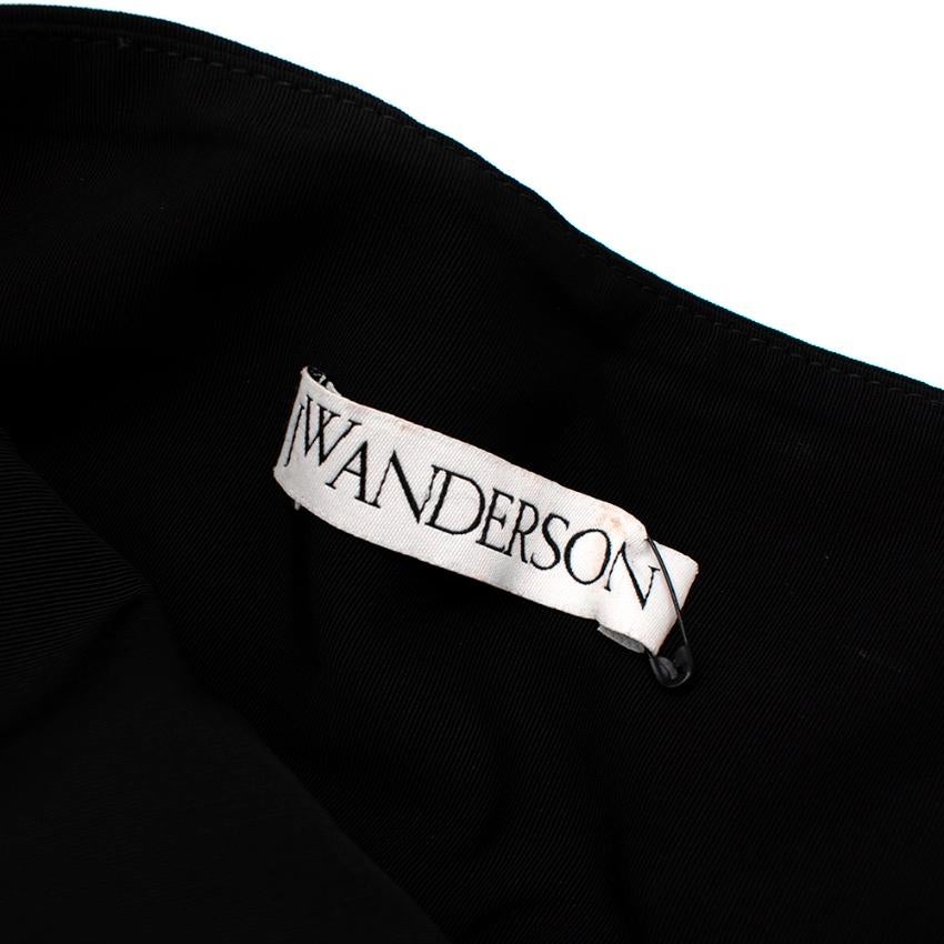 J.W. Anderson Black Drop Waist Pleated Trousers - Size US4 3