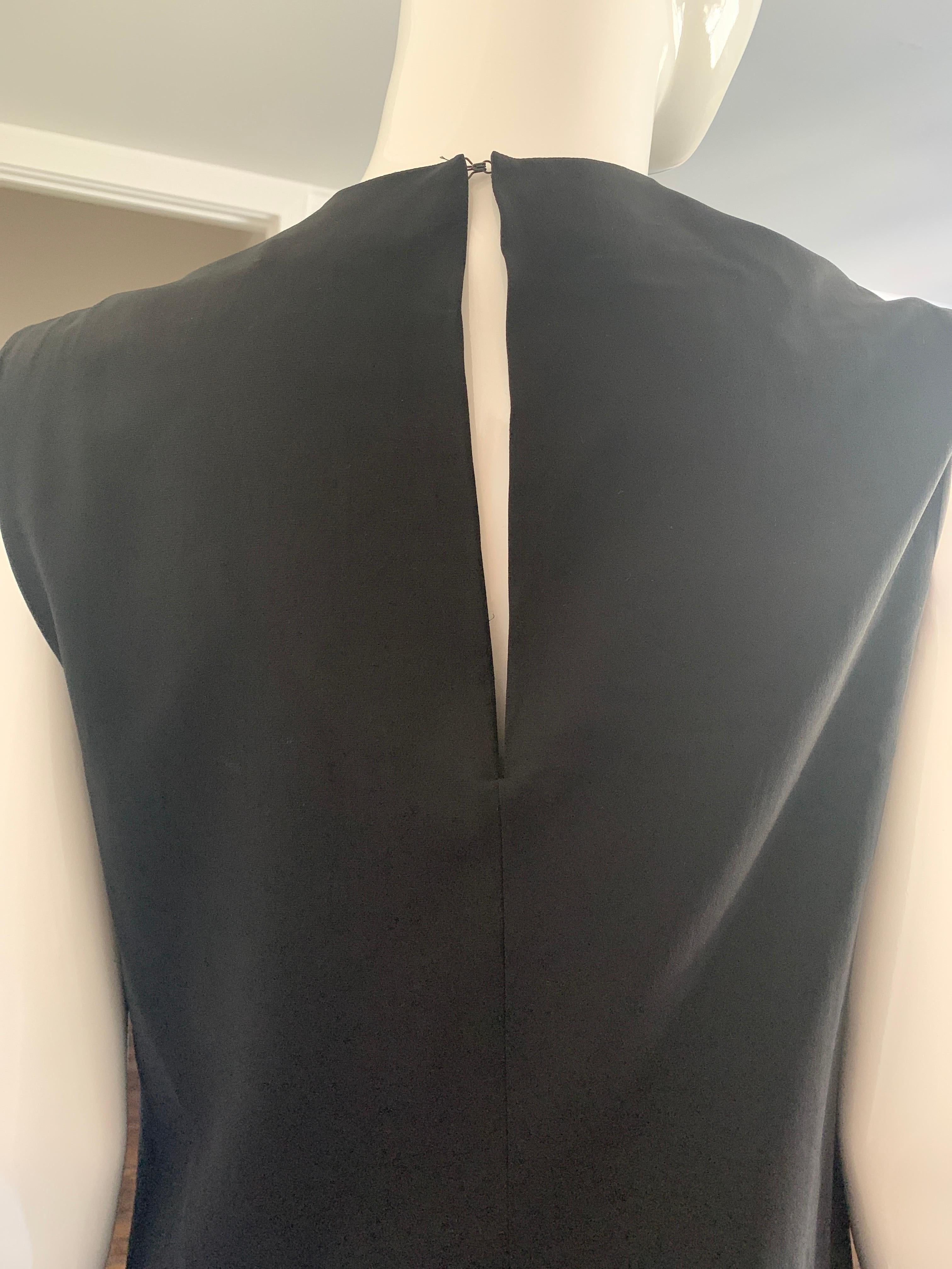 JW Anderson - Robe droite à franges noire  en vente 6