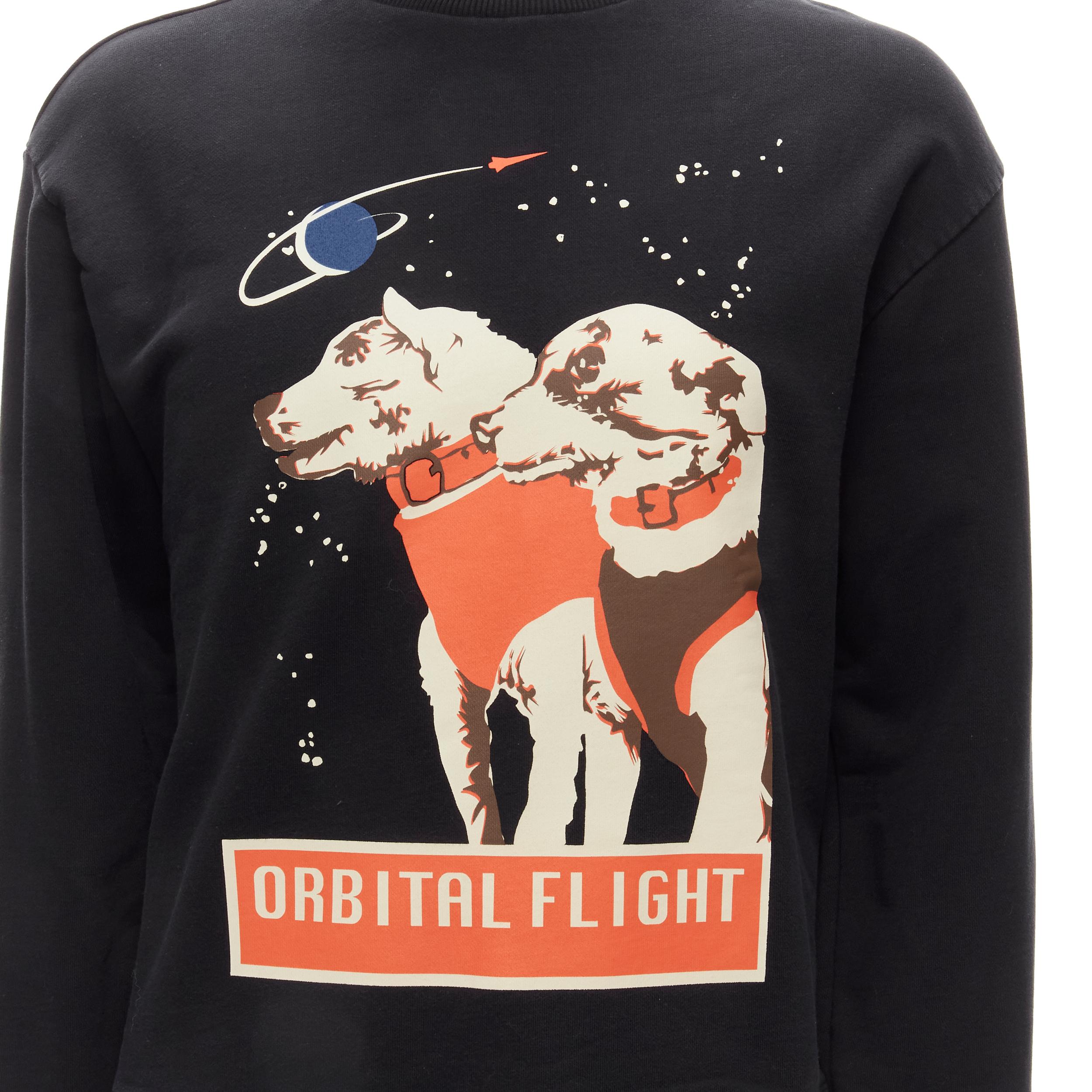 JW ANDERSON black Orbital Flight dog graphic print cotton crew sweatshirt M
Reference: YNWG/A00103
Brand: JW Anderson
Model: Orbital Flight
Material: Cotton
Color: Black
Pattern: Photographic Print
Closure: Pullover
Made in: