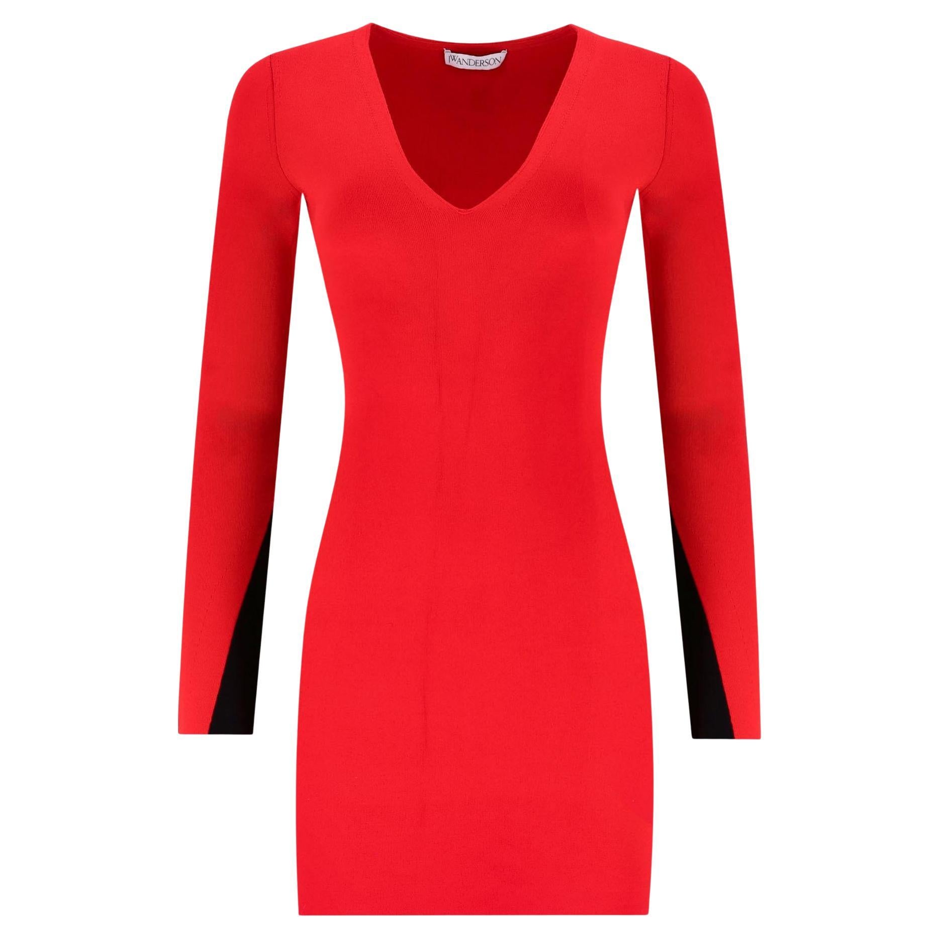 JW Anderson Bodycon V-Neck Dress