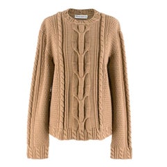 JW Anderson Cable Knit Virgin Wool Desert Jumper SIZE S