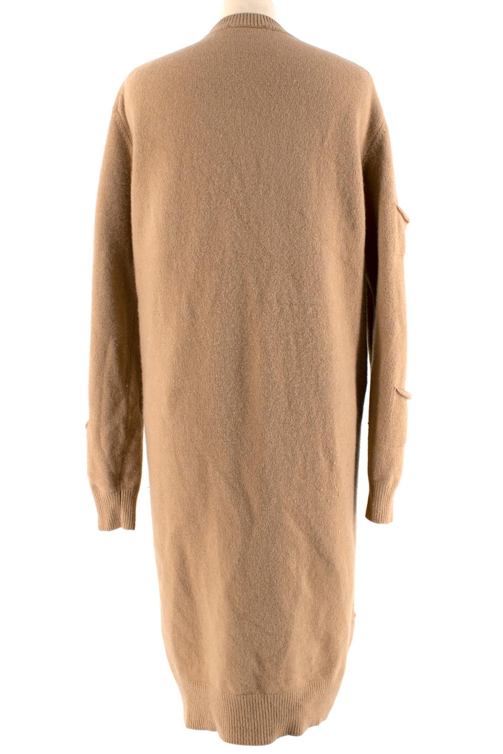 camel wool dress