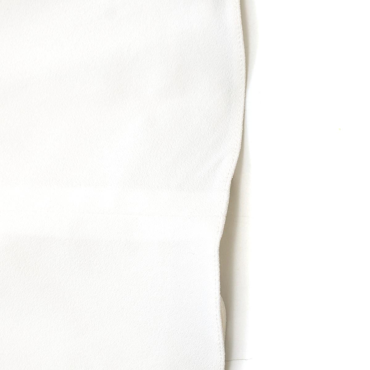 JW Anderson draped-pocket white mini A-line skirt - Size US 2 3