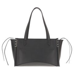 JW Anderson Elongated Cabas Shoulder Bag — Black
