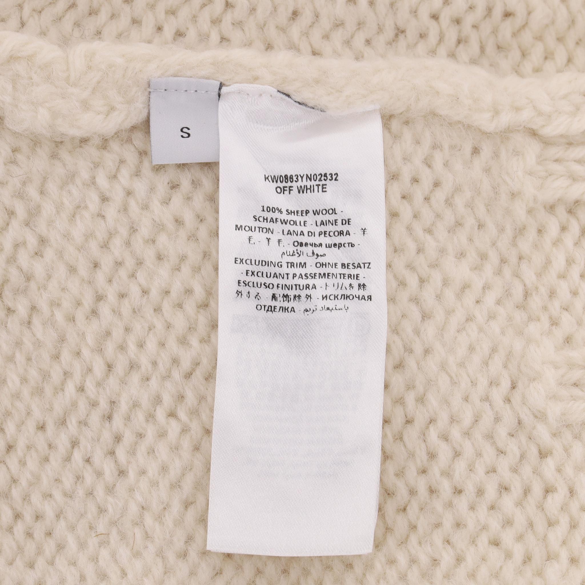 JW Anderson Globe Jersey de lana de oveja con flecos y adornos de cristal en venta 6