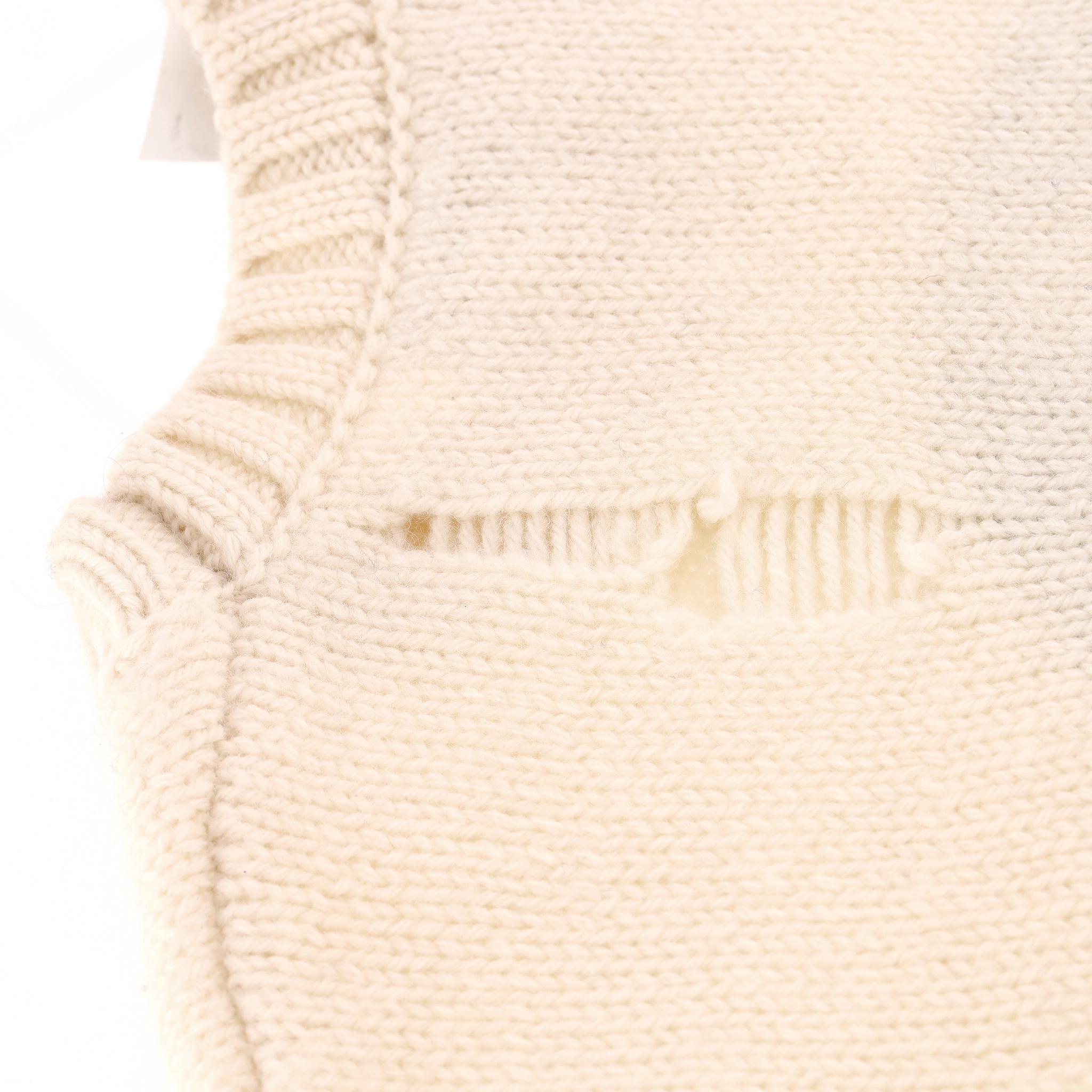 JW Anderson Globe Jersey de lana de oveja con flecos y adornos de cristal en venta 2