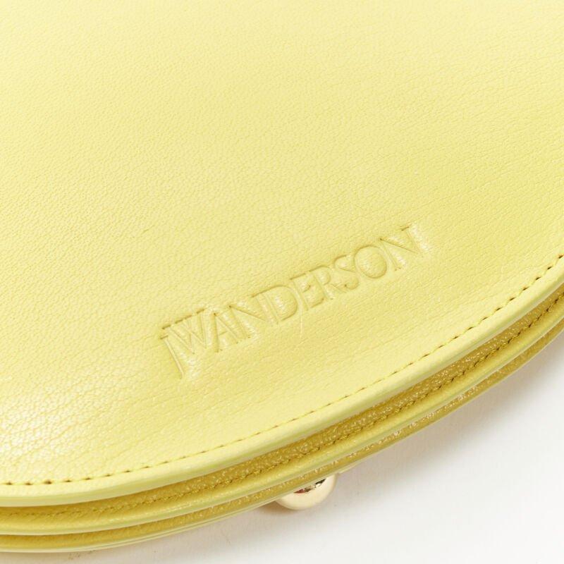 JW ANDERSON Latch yellow gold Pierce ring crossbody saddle bag For Sale 6
