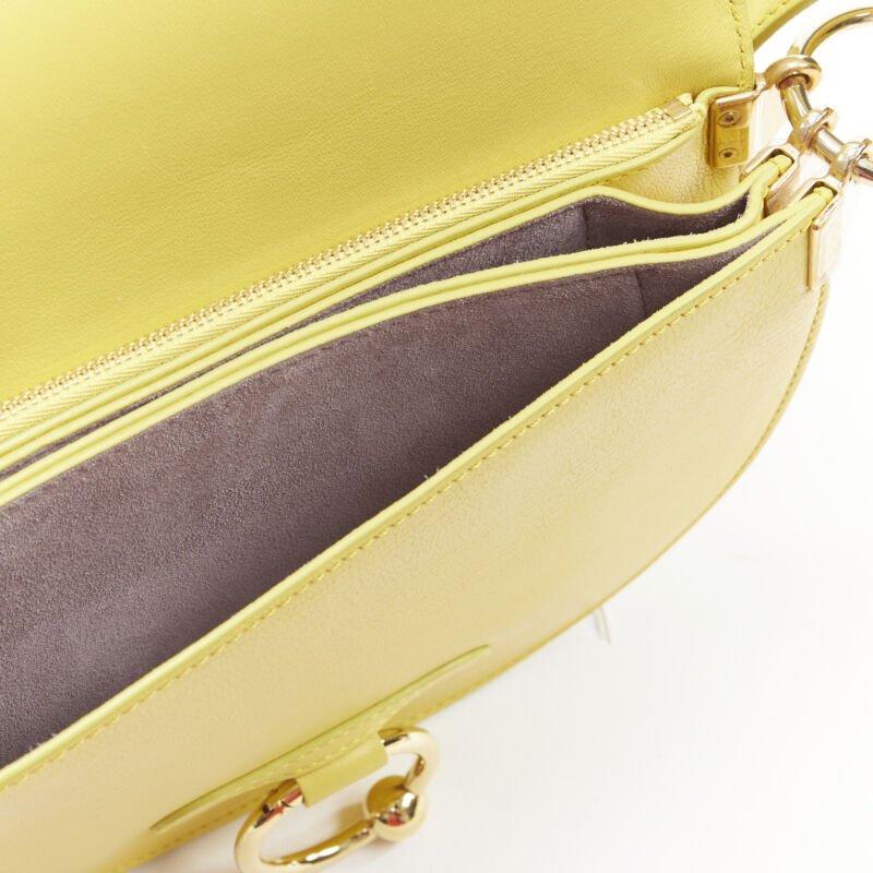 JW ANDERSON Latch yellow gold Pierce ring crossbody saddle bag For Sale 7