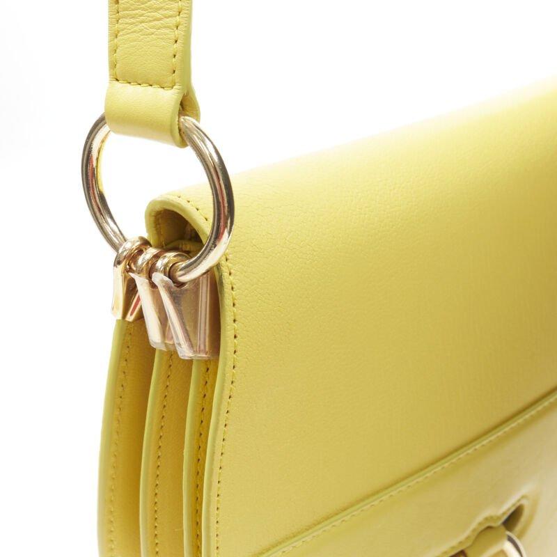 JW ANDERSON Latch yellow gold Pierce ring crossbody saddle bag For Sale 3