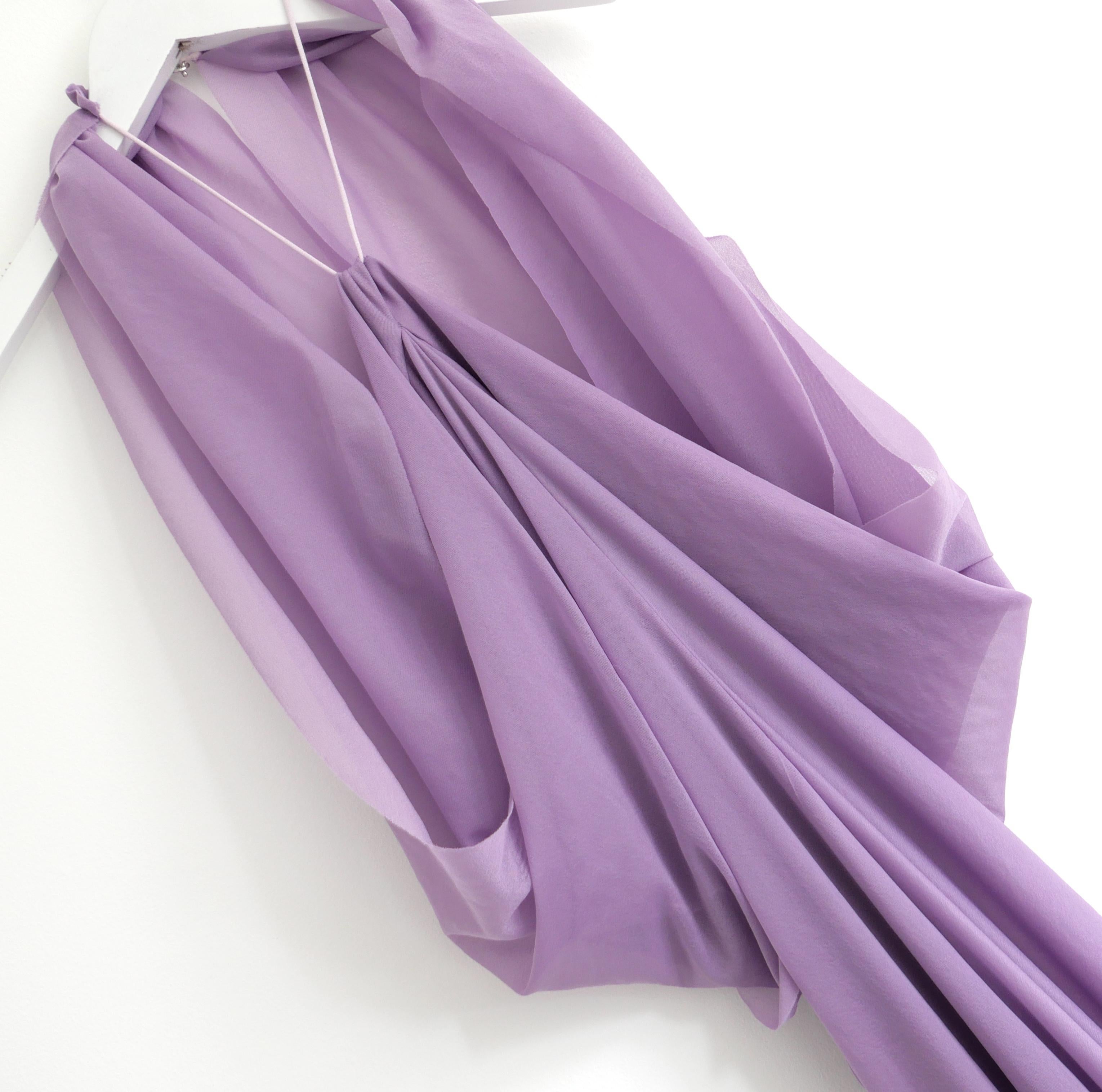 Viola JW Anderson Pastel Draped Dress in vendita