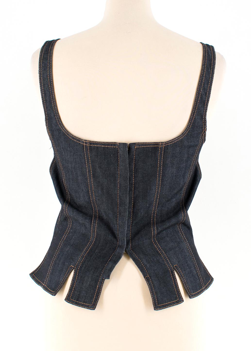 denim bodice