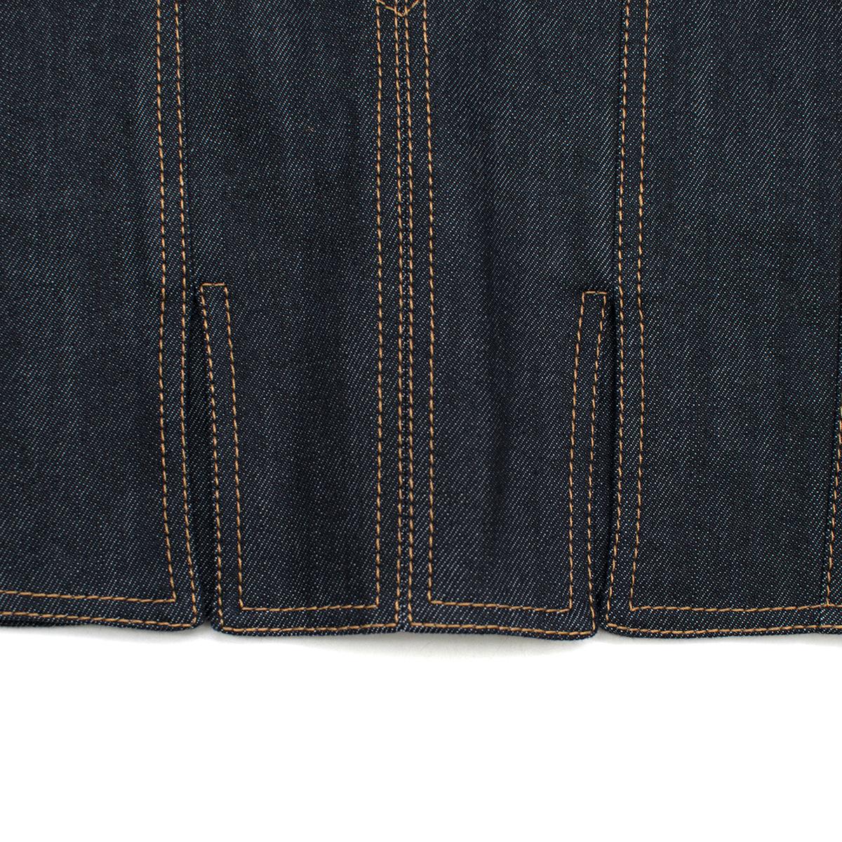 JW Anderson Stretch Denim Cut Out Bodice Top US 4 1