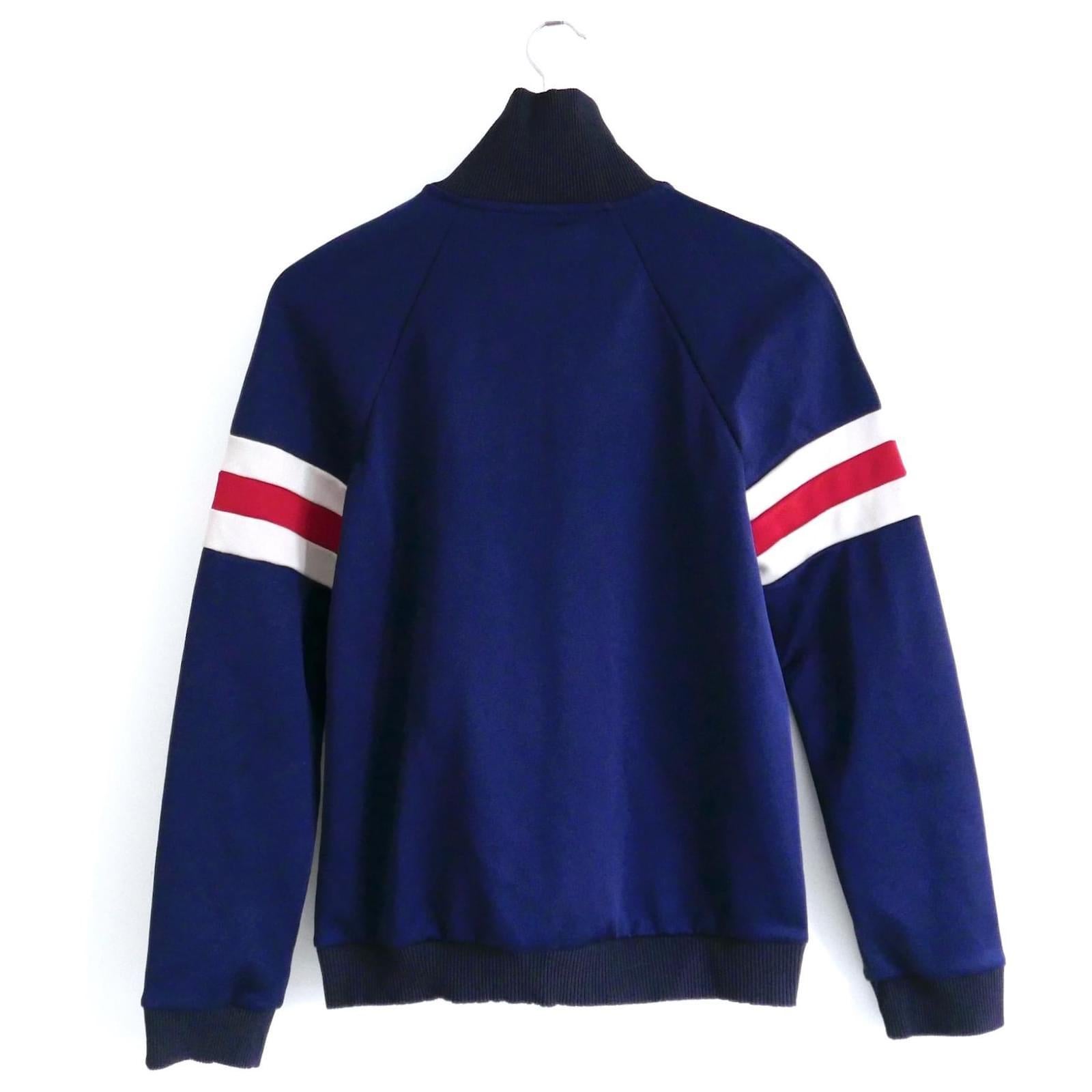 Women's JW Anderson Track Jacket Navy & Red For Sale