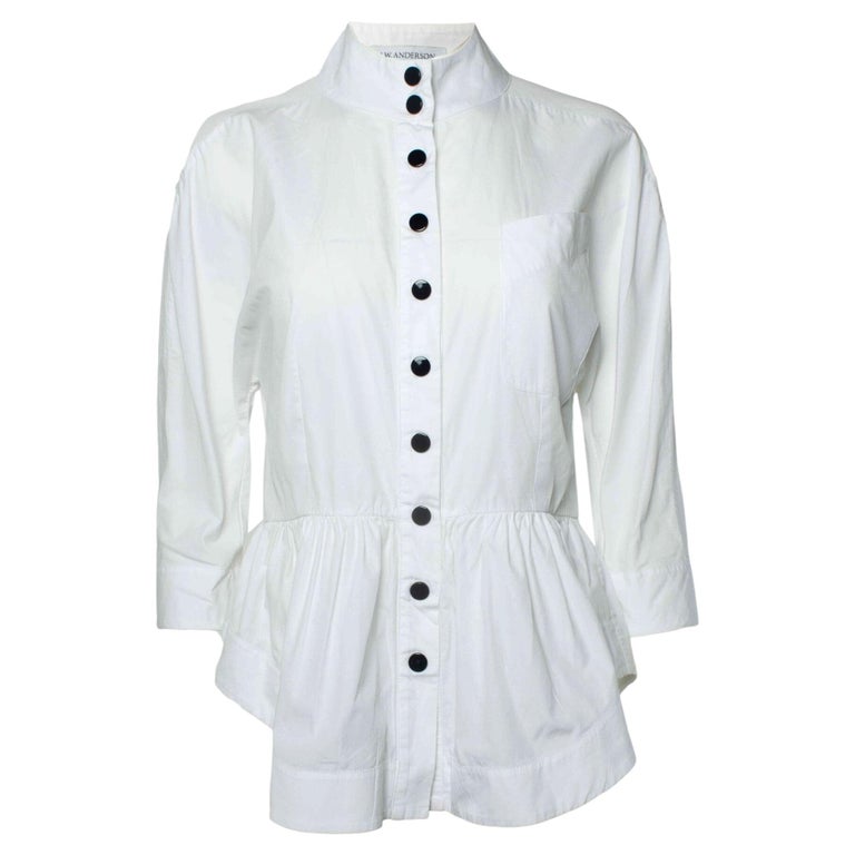 J.W. Anderson, White poplin shirt For Sale at 1stDibs display picture 3