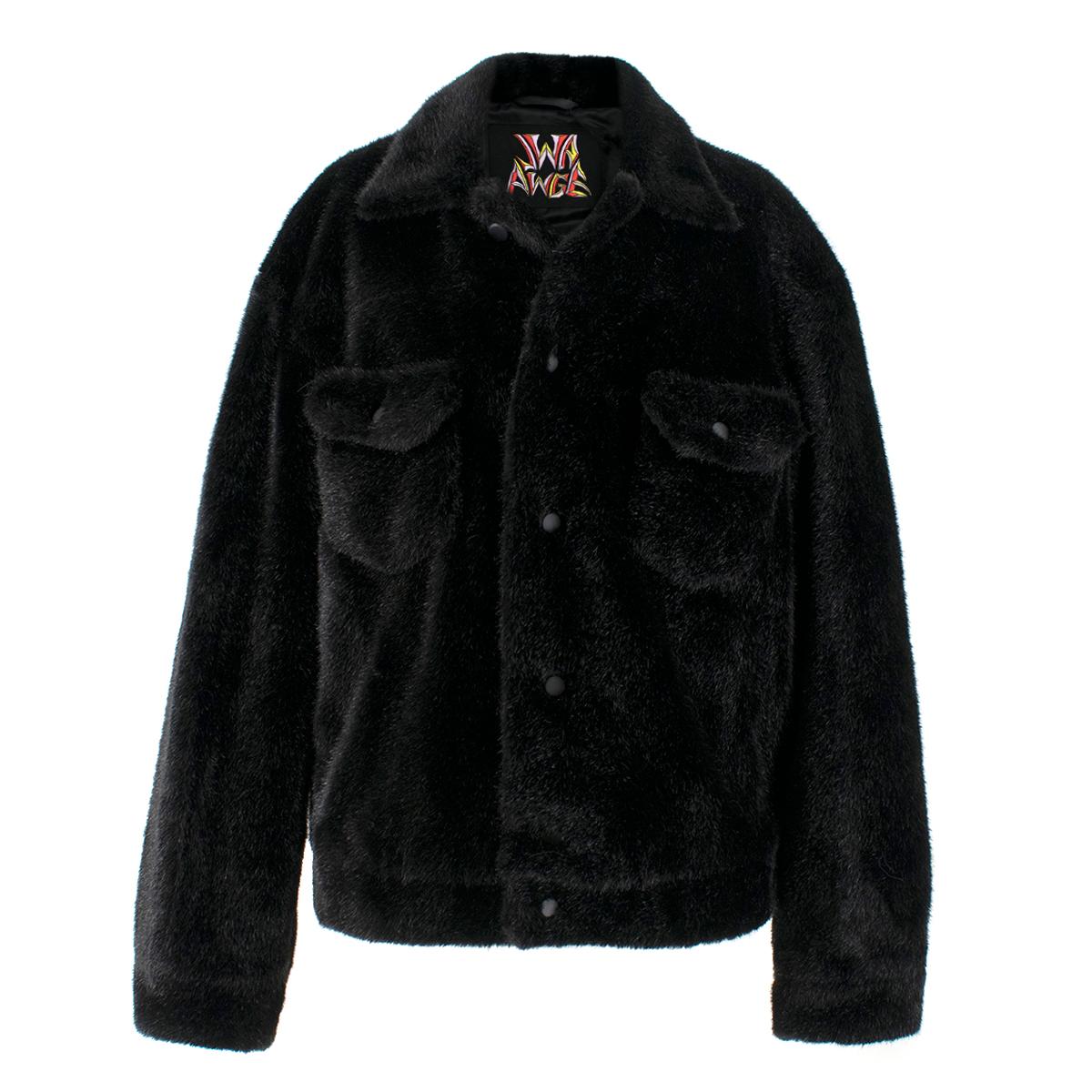 JW Anderson X Asap Rocky And Awge Teddy Fur Jacket US 6