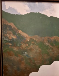 Taos Adobe Wall and the Sangre de Cristo Mountains