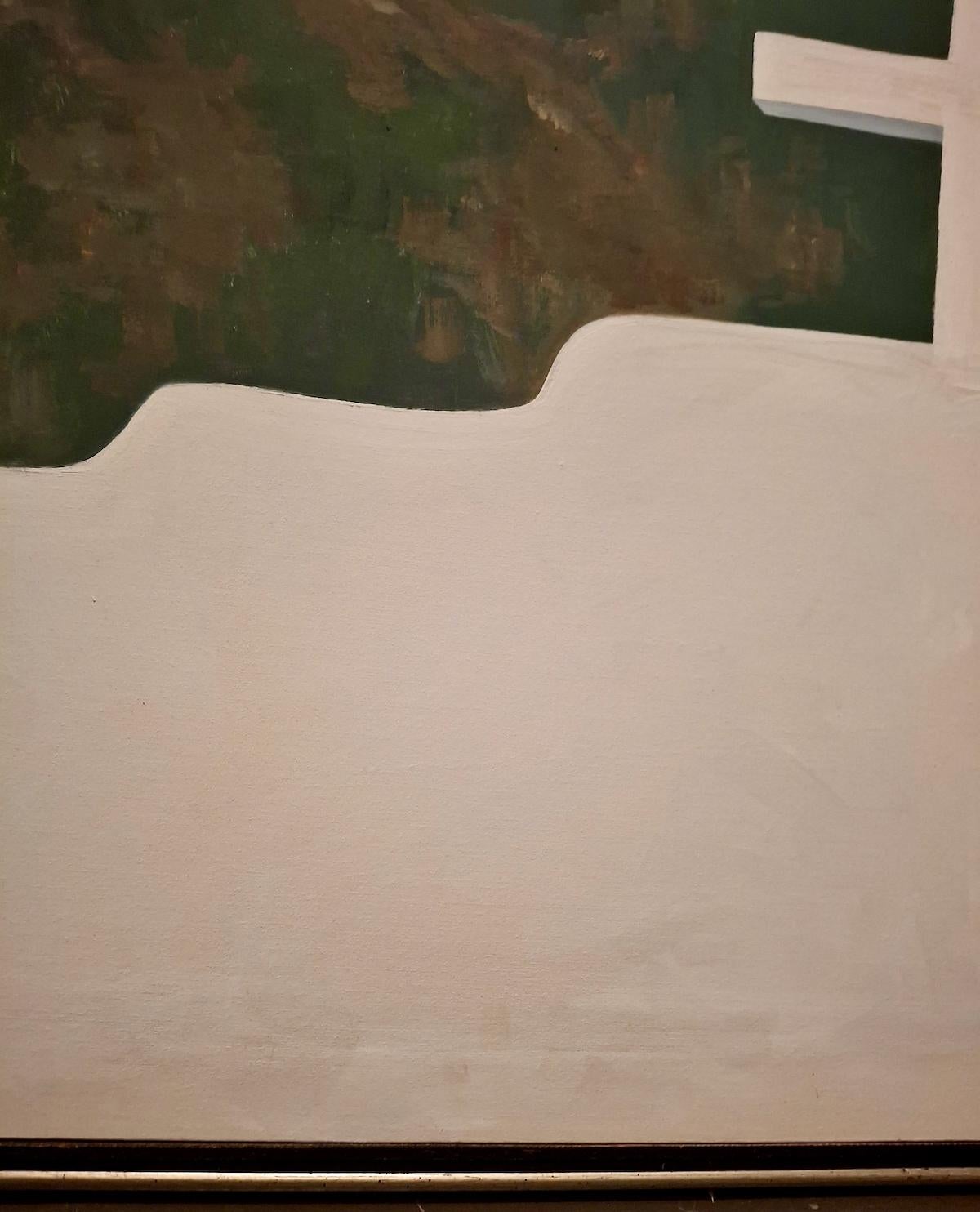 Dieses Bild ist eine Studie in neutralen Farbtönen, die die Essenz des zeitlosen Taos widerspiegelt. Die Kulisse des Sangre de Cristo-Gebirges und vor allem das brillante Licht, das auf das Gebäude fällt, haben Maler wie Georgia O' Keeffe angezogen.