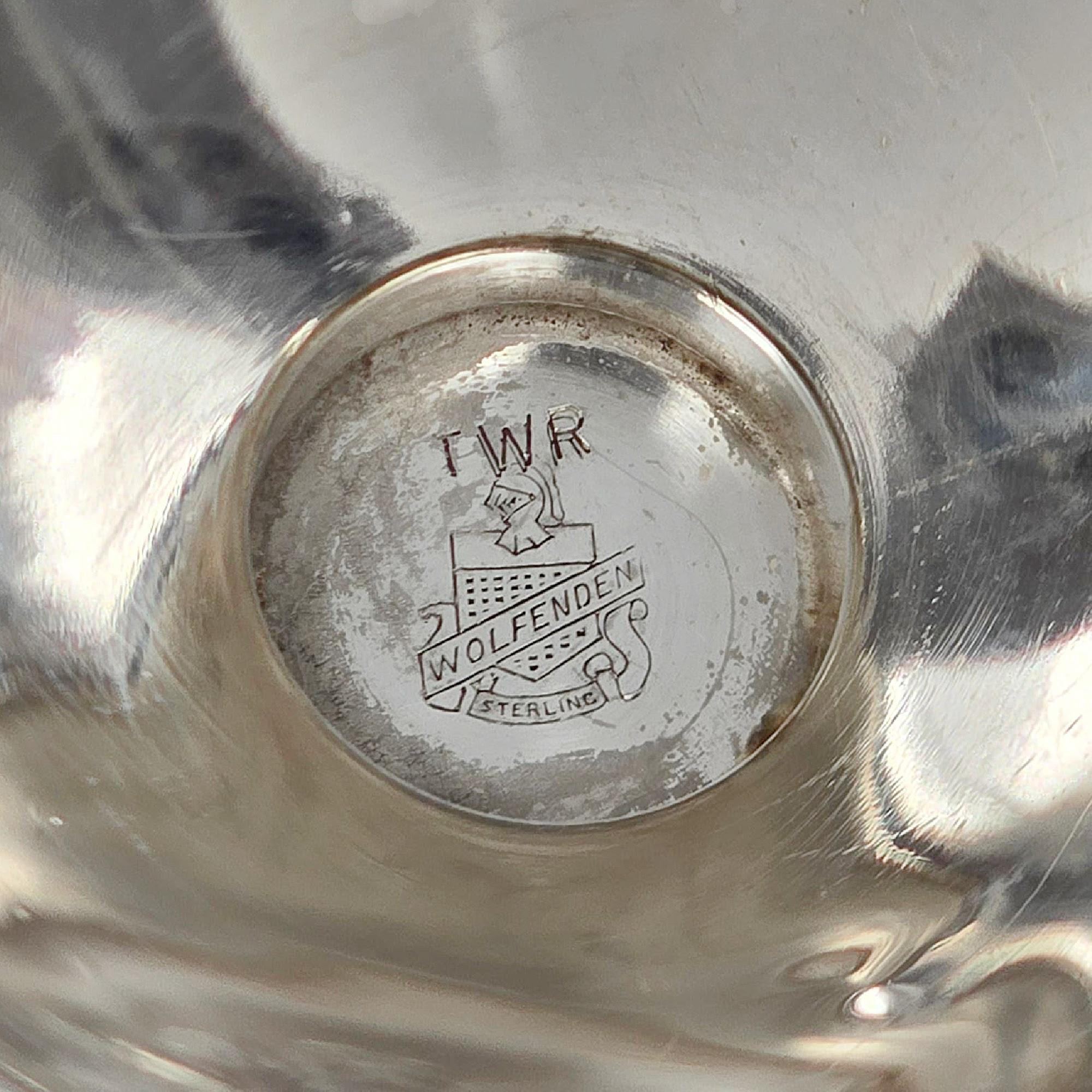 JW Wolfenden Sterlingsilber-Tasse/Jigger #21684, JW Wolfenden im Angebot 2