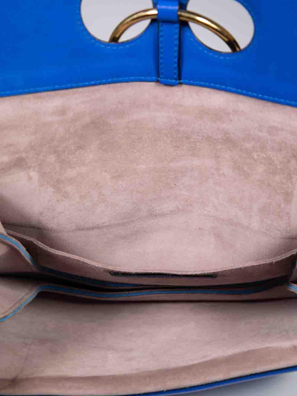 J.W.Anderson Blue Leather Adjustable Shoulder Bag For Sale 1