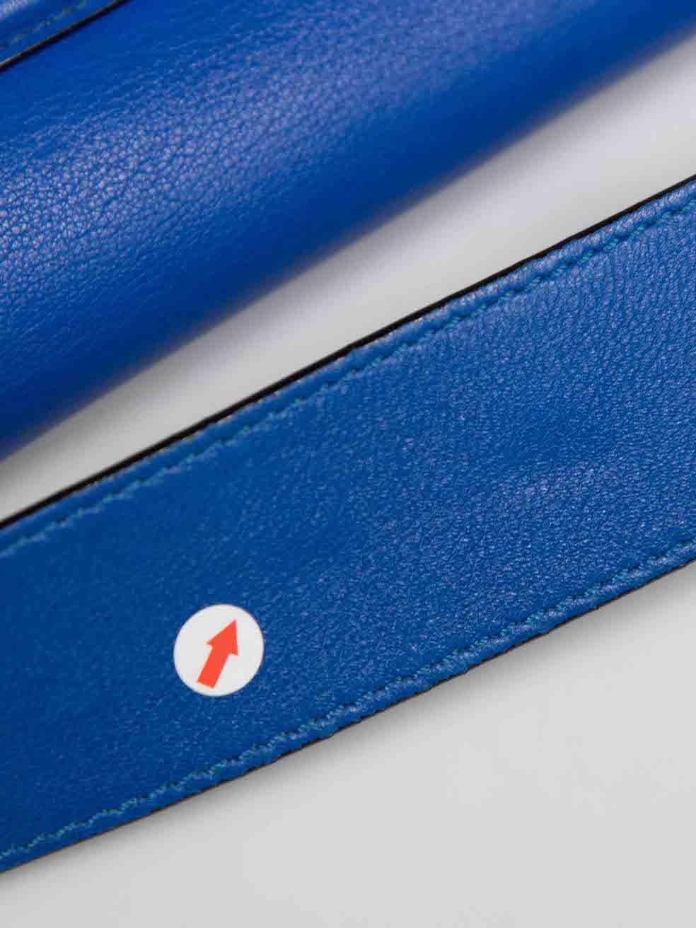 J.W.Anderson Blue Leather Adjustable Shoulder Bag For Sale 4
