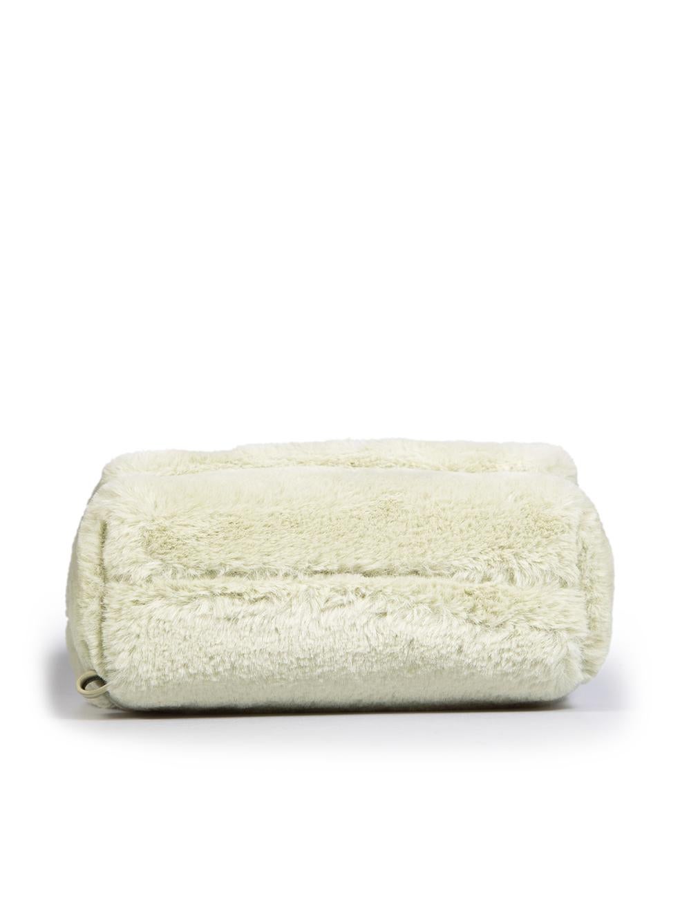 J.W.Anderson Matcha Green Fur Twister Bag In New Condition In London, GB