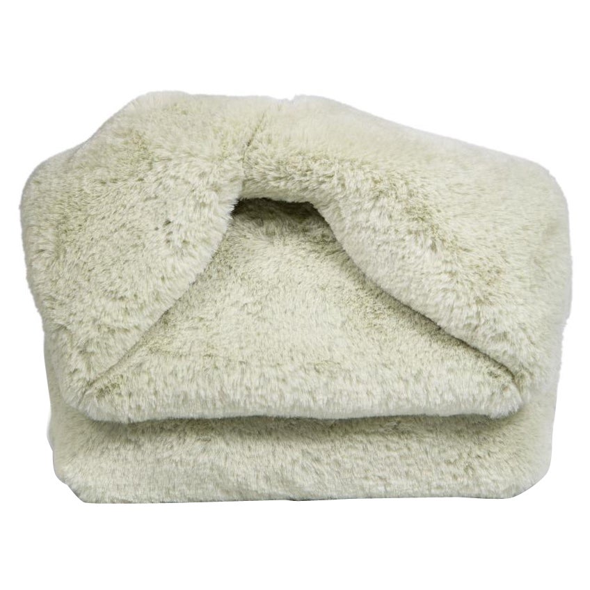 J.W.Anderson Matcha Green Fur Twister Bag